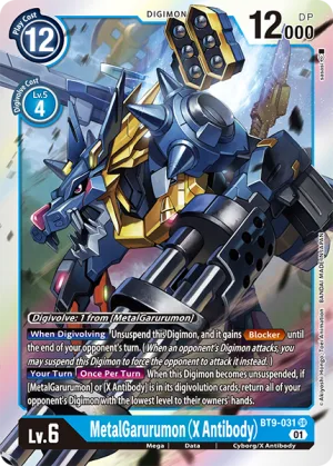 MetalGarurumon (X Antibody), BT-09: Booster X Record #BT9-031