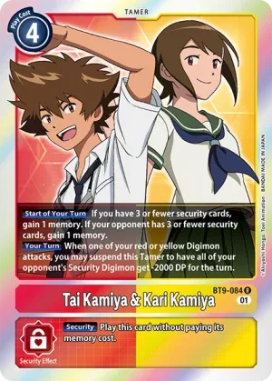 Tai Kamiya & Kari Kamiya, BT-09: Booster X Record #BT9-084