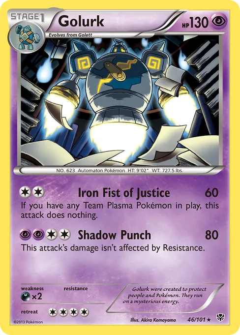 Golurk, Plasma Blast #46