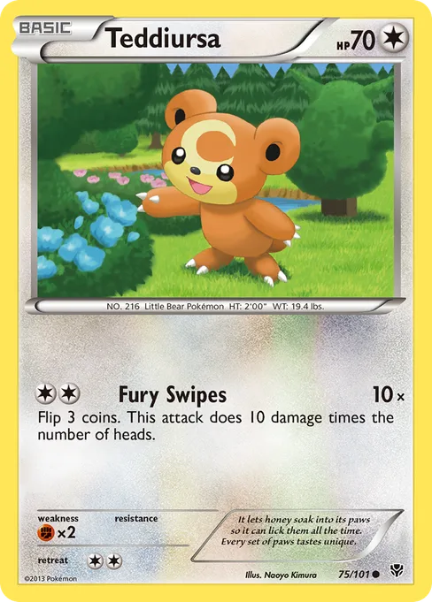Teddiursa, Plasma Blast #75