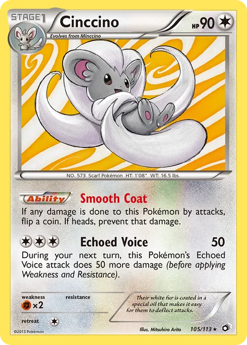 Cinccino, Legendary Treasures #105