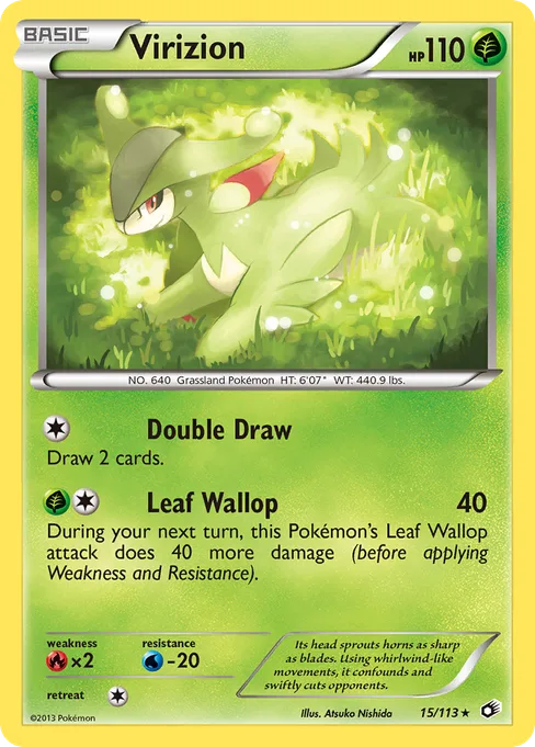 Virizion, Legendary Treasures #15