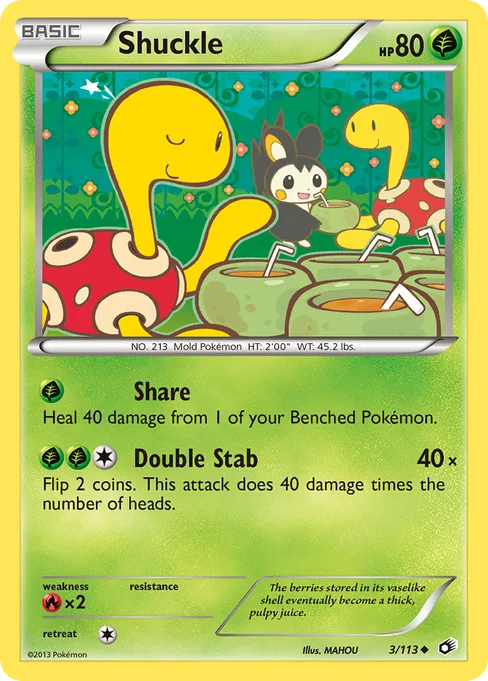 Shuckle, Legendary Treasures #3