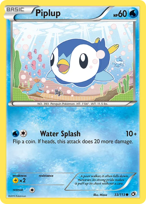 Piplup, Legendary Treasures #33