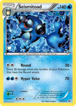 Seismitoad, Normal