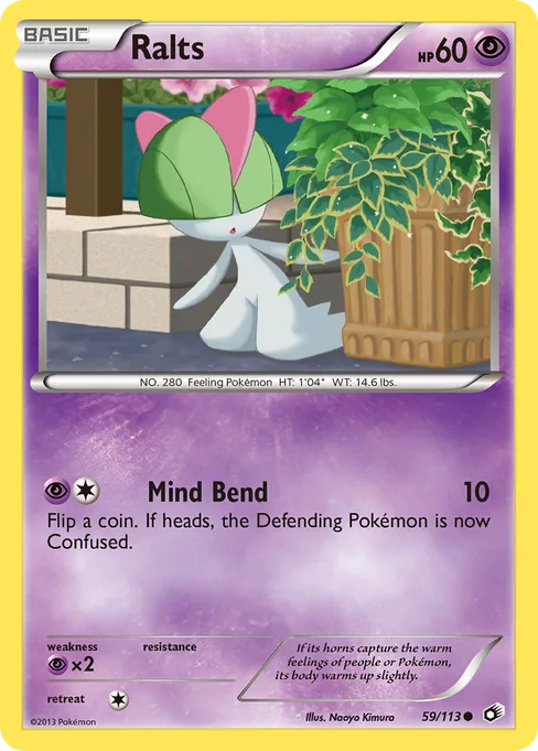 Ralts, Legendary Treasures #59