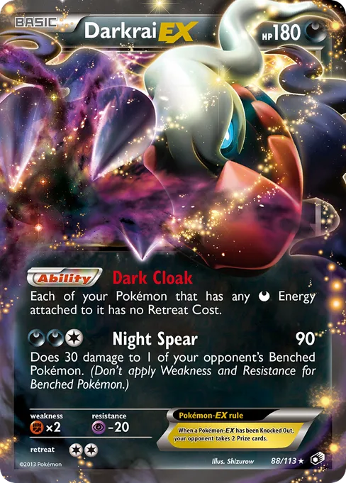 Darkrai-EX, Legendary Treasures #88
