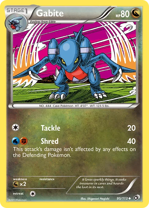Gabite, Legendary Treasures #95