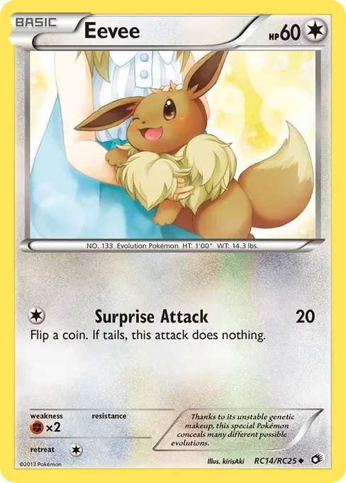 Eevee, Legendary Treasures #RC14