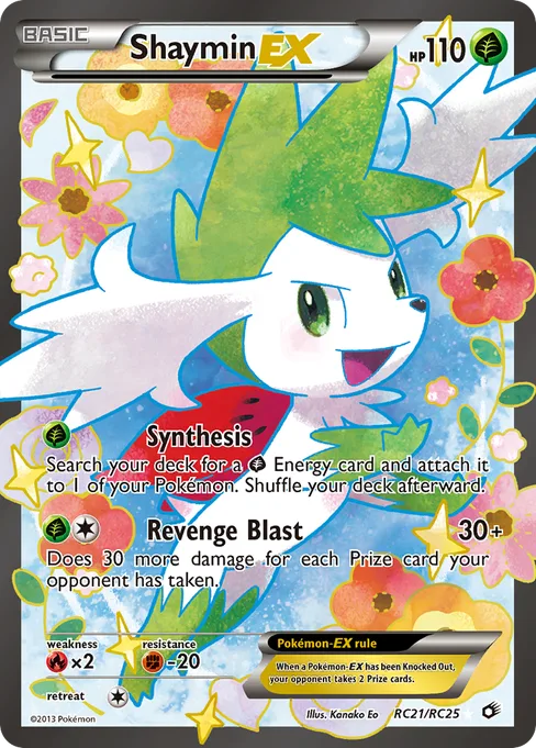 Shaymin-EX, Legendary Treasures #RC21