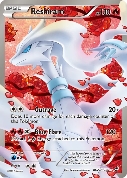 Reshiram, Legendary Treasures #RC22
