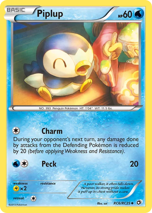 Piplup, Legendary Treasures #RC6