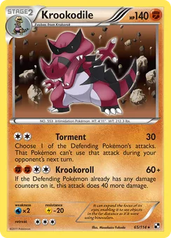 Krookodile, Holofoil
