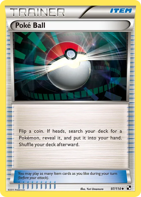 Poké Ball, Black & White #97