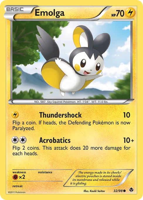 Emolga, Emerging Powers #32