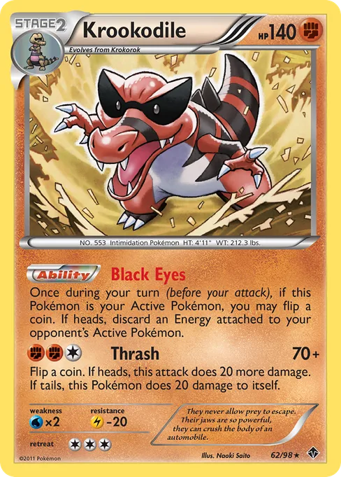 Krookodile, Emerging Powers #62