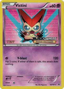 Victini, Staff stamp