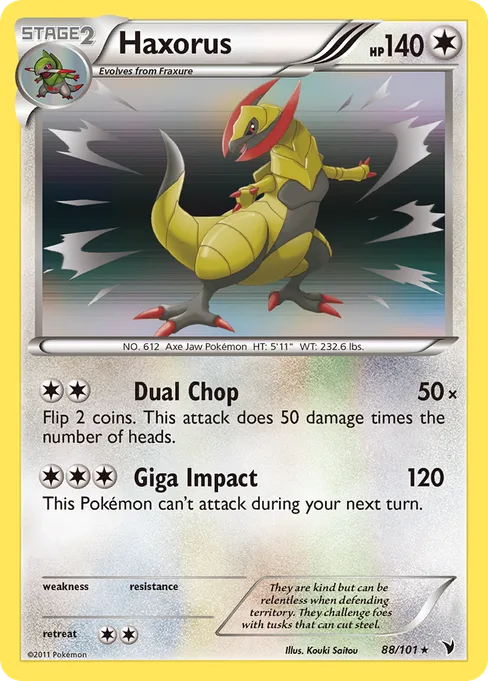 Haxorus, Noble Victories #88