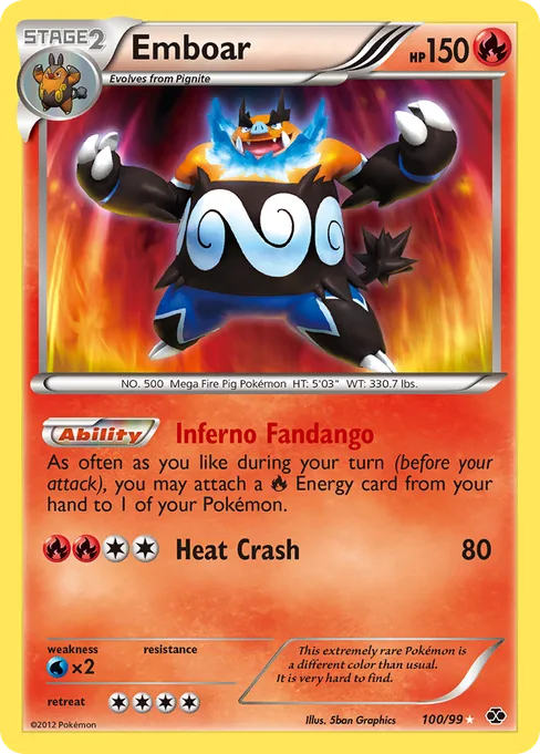 Emboar, Next Destinies #100