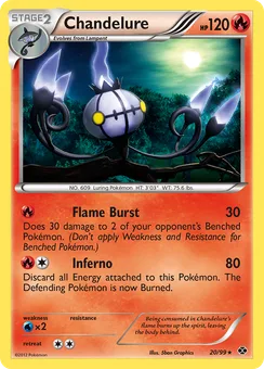 Chandelure, Holofoil