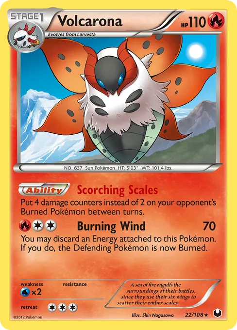 Volcarona, Dark Explorers #22