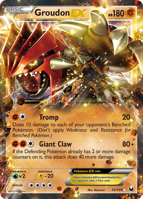 Groudon-EX, Dark Explorers #54