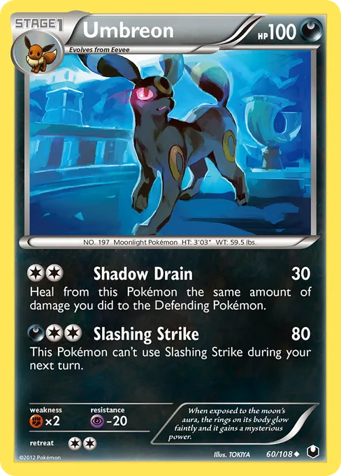 Umbreon, Dark Explorers #60