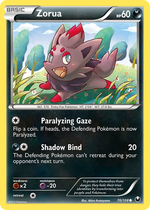 Zorua, Dark Explorers #70