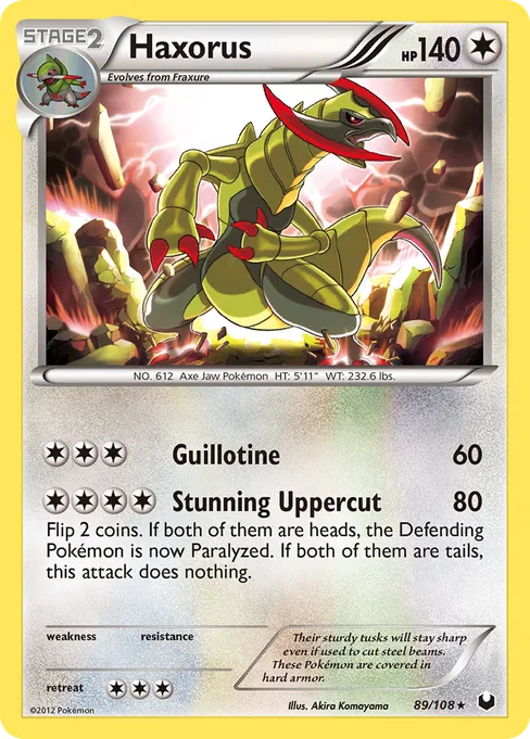 Haxorus, Dark Explorers #89