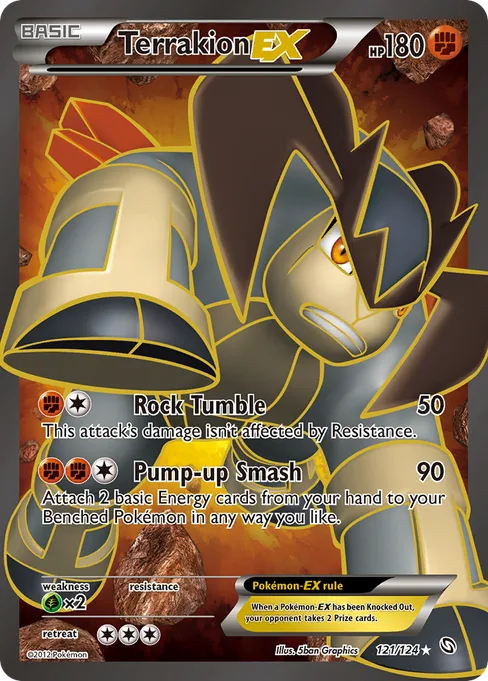 Terrakion-EX, Dragons Exalted #121