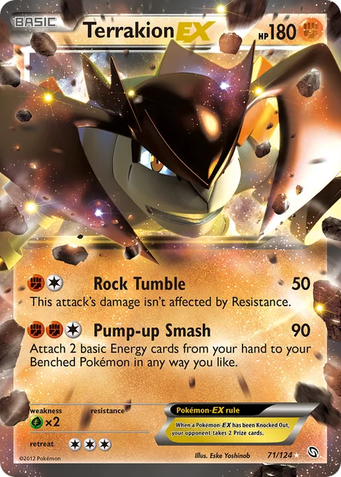 Terrakion-EX, Dragons Exalted #71