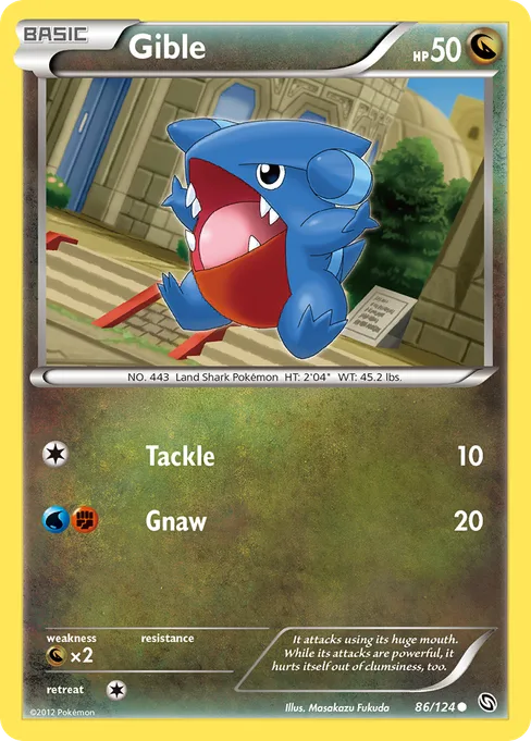 Gible, Dragons Exalted #86