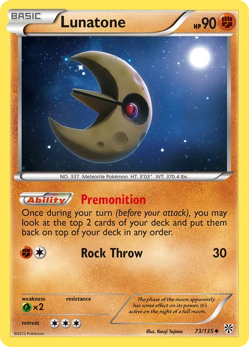 Lunatone, Plasma Storm #73