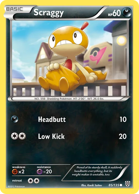 Scraggy, Plasma Storm #85