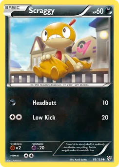 Scraggy, Normal