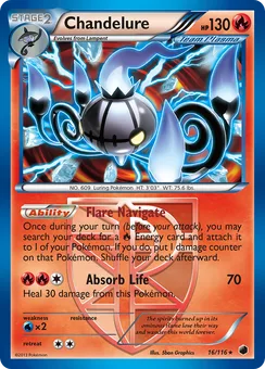 Chandelure, Holofoil