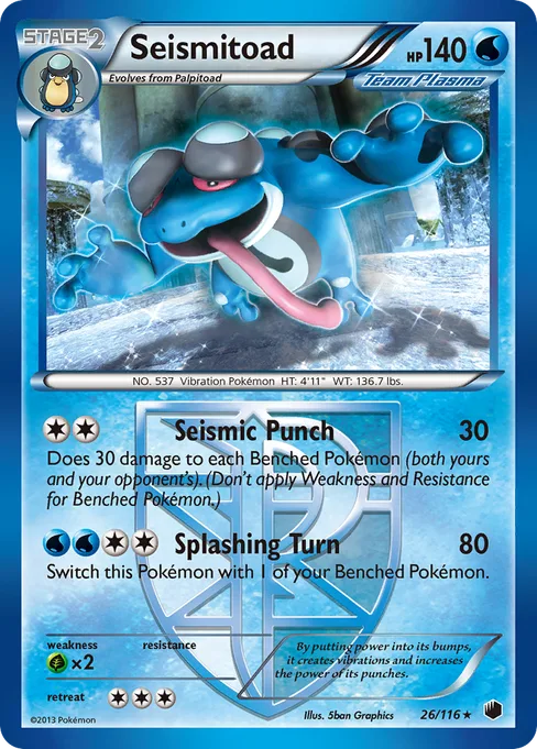 Seismitoad, Plasma Freeze #26
