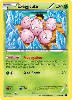 Exeggcute, Normal