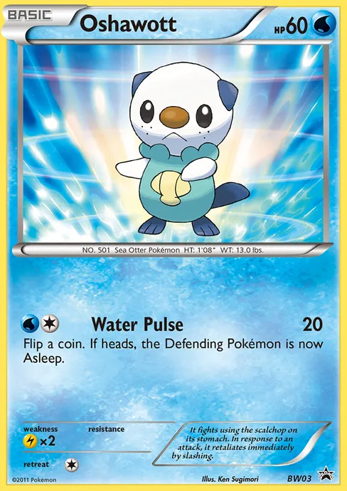 Oshawott, BW Black Star Promos #BW03