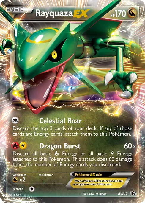 Rayquaza-EX, BW Black Star Promos #BW47