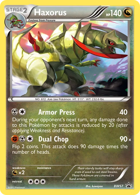 Haxorus, BW Black Star Promos #BW57