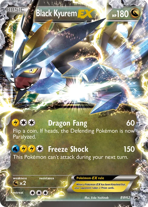 Black Kyurem-EX, BW Black Star Promos #BW62