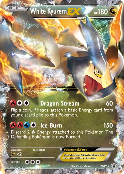 White Kyurem-EX, BW Black Star Promos #BW63