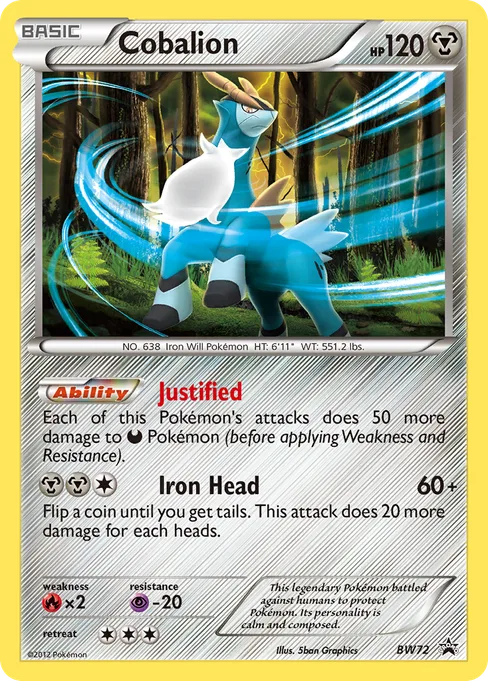 Cobalion, BW Black Star Promos #BW72