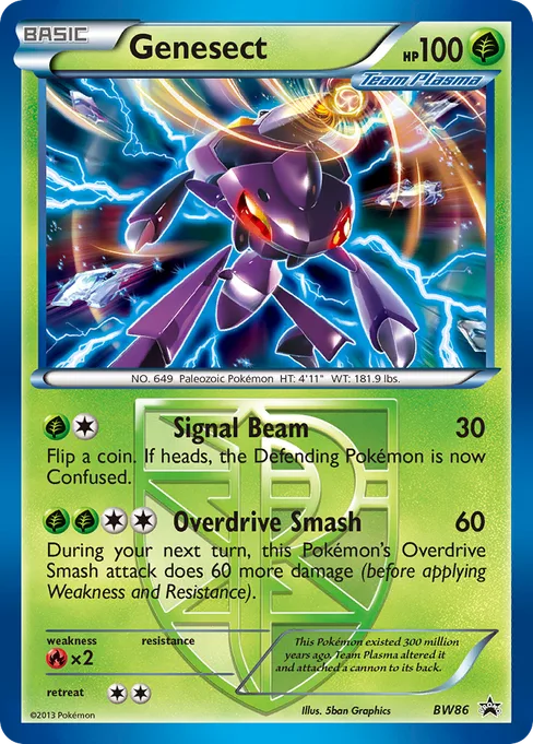 Genesect, BW Black Star Promos #BW86