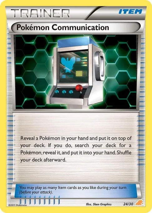 Pokemon Communication, BW Trainer Kit: Excadrill & Zoroark #24