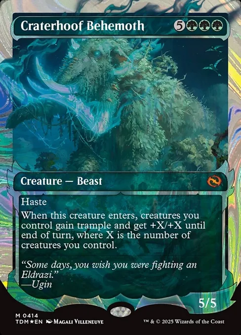 Craterhoof Behemoth, Tarkir: Dragonstorm #414