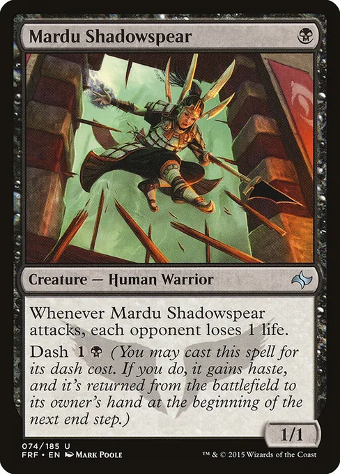 Mardu Shadowspear, Fate Reforged #74