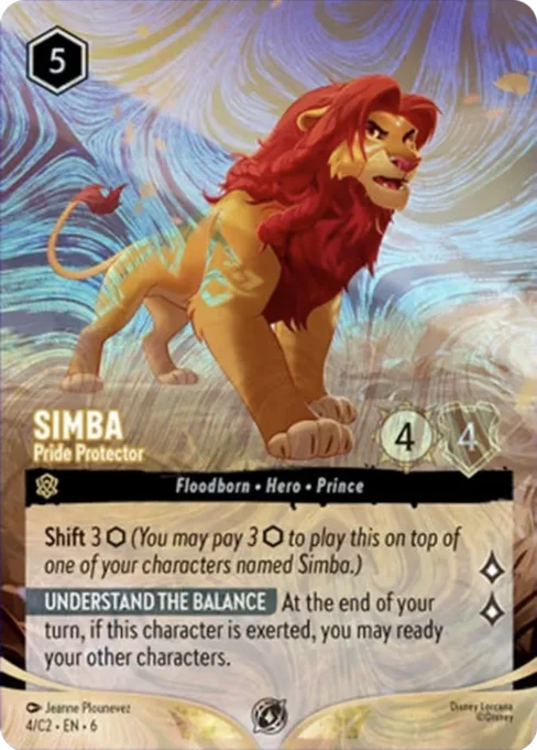 Simba - Pride Protector, Lorcana Challenge Year 3 #4