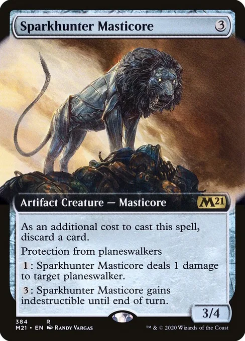 Sparkhunter Masticore, Core Set 2021 #384
